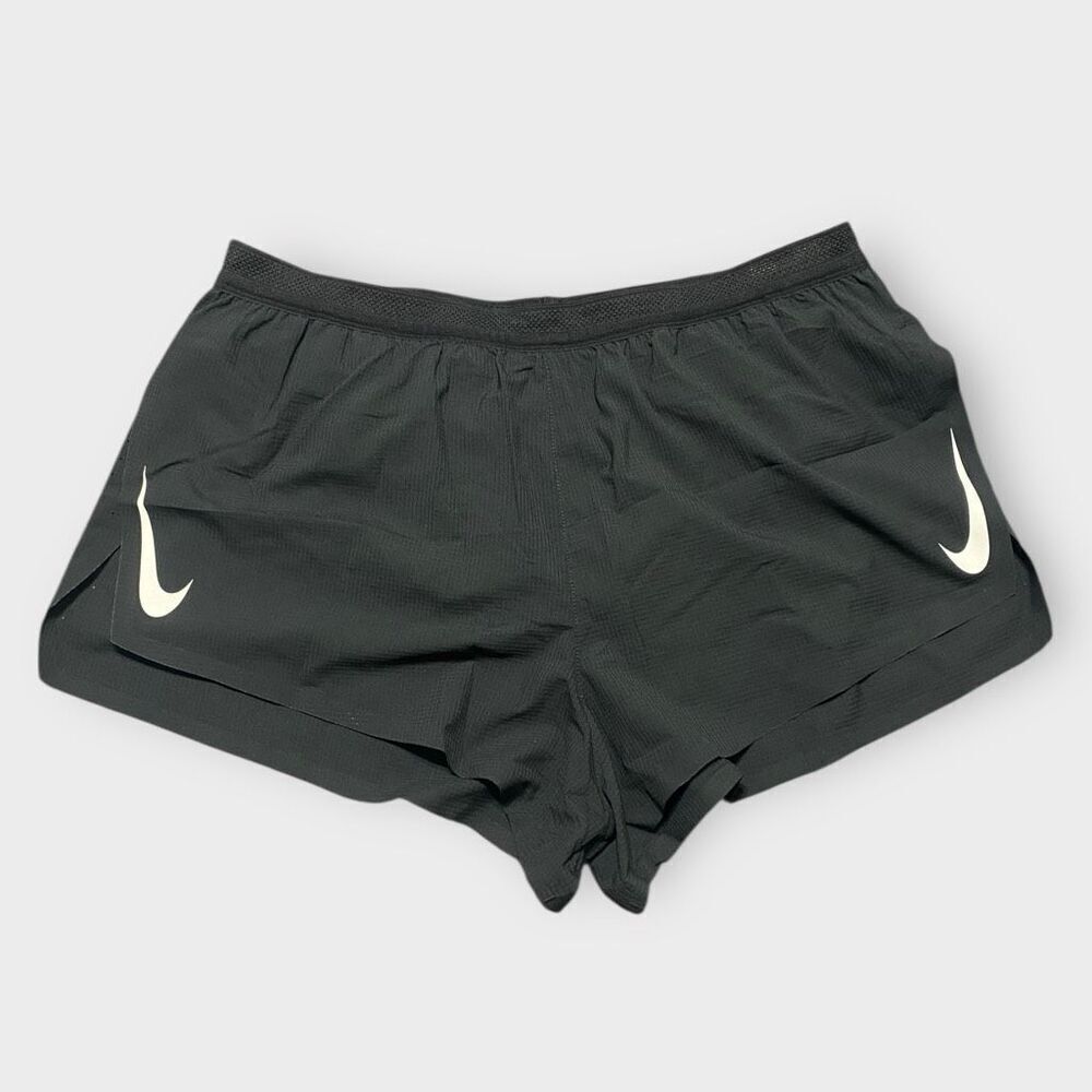 Nike Aeroswift ADV 2" Running Racing Shorts Black CJ7837-010 Mens size L New